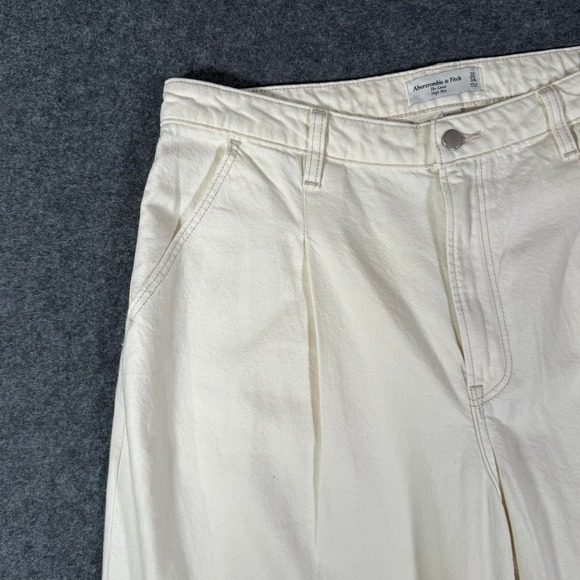 Abercrombie & Fitch Womens The Loose High Rise Pleated Trouser Pants Size 32 NWT - Picture 6 of 13